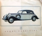 Preview: Horch 75 PS Eight-Cylinder Modelprogram 1937 Carbrochure (6906)